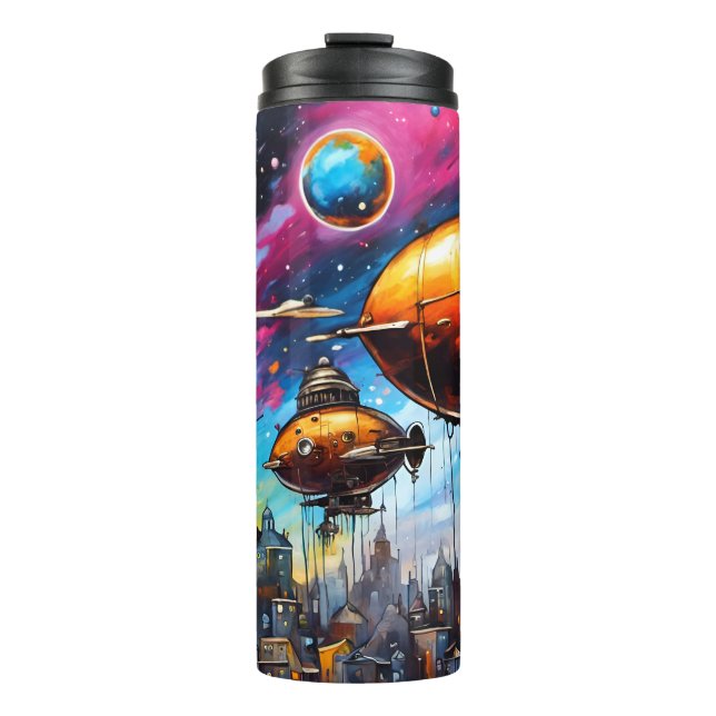 Kosmische Luft Thermosbecher (Vorderseite)