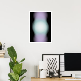Kosmische Lumineszenz Polaroid Poster