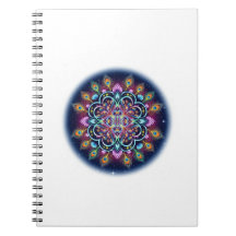 Kosmische Mandala-Spiralnotizbuch