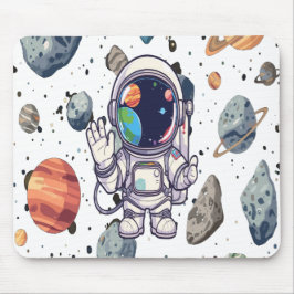 Kosmische Maus-Pad - weltraumbezogene Planeten und Mousepad