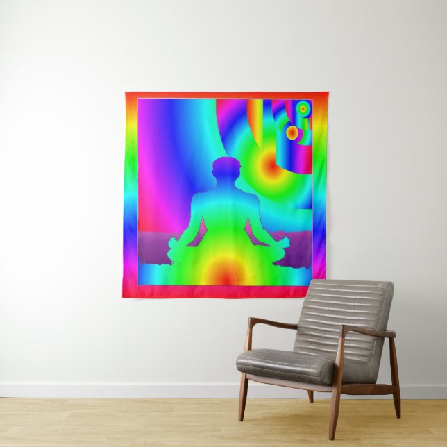 Kosmische Meditation Wandteppich (Beispiel)