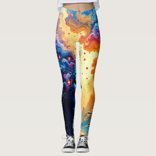 Kosmische Mindscape Art Leggings