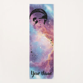 Kosmische Mondgöttin / Himmlische Galaxie-Meditati Yogamatte