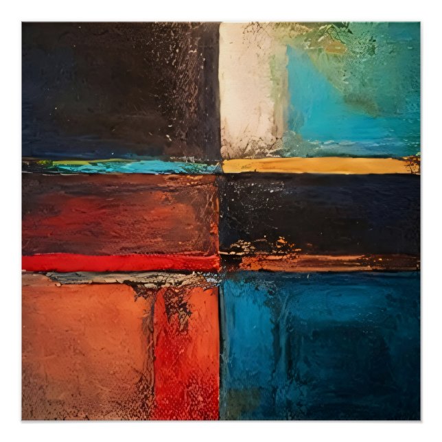 Kosmische Mosaik Poster (Vorderseite)