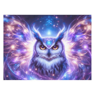 Kosmische Mystische Weisheit Himmelsgeist Eule  Tischdecke