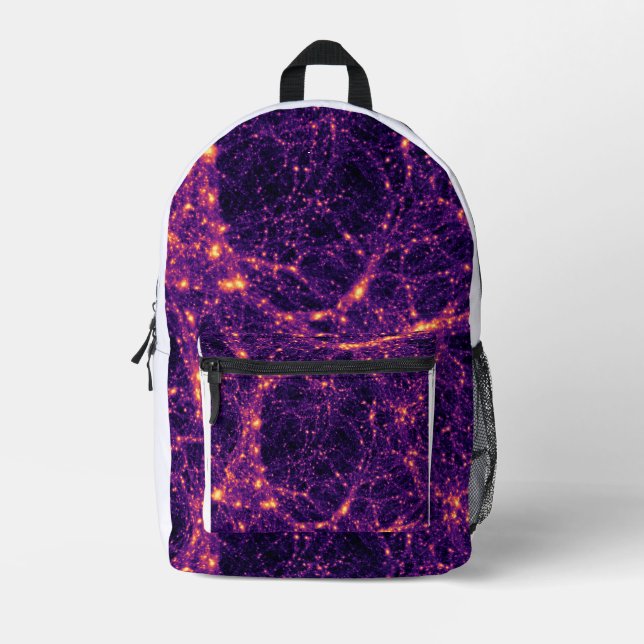 Kosmische Netz Bedruckter Rucksack (Vorderseite)