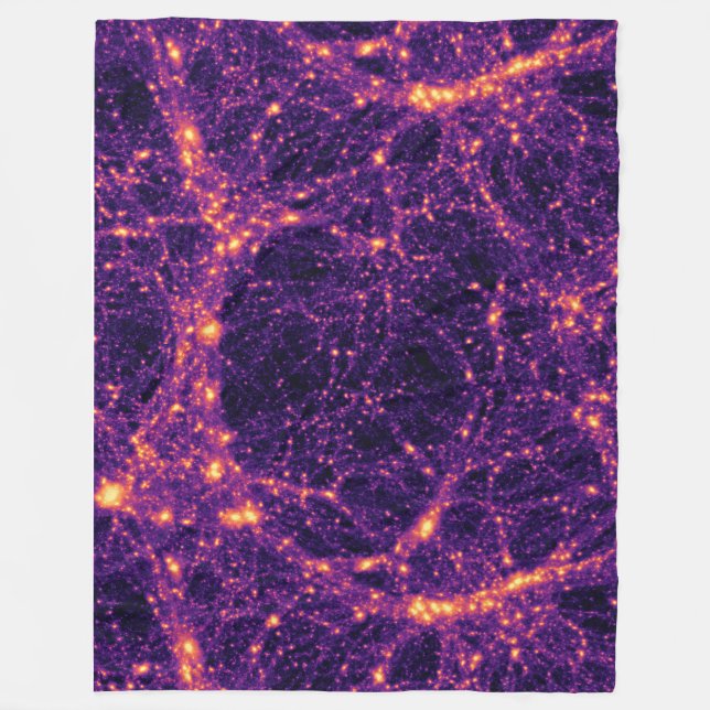 Kosmische Netz Fleecedecke (Vorderseite)