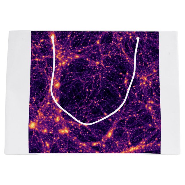 Kosmische Netz Große Geschenktüte (Vorderseite)