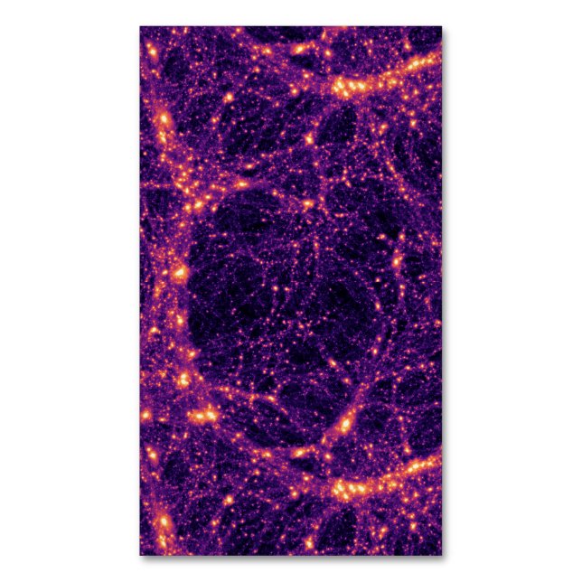 Kosmische Netz Magnetische Visitenkarte (Vorderseite Vertikal)