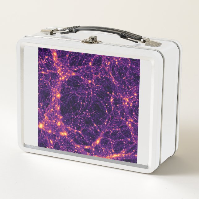 Kosmische Netz Metall Brotdose (Vorderseite)