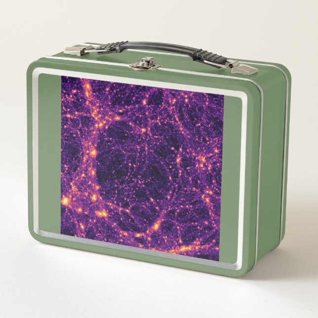Kosmische Netz Metall Brotdose (Vorderseite)