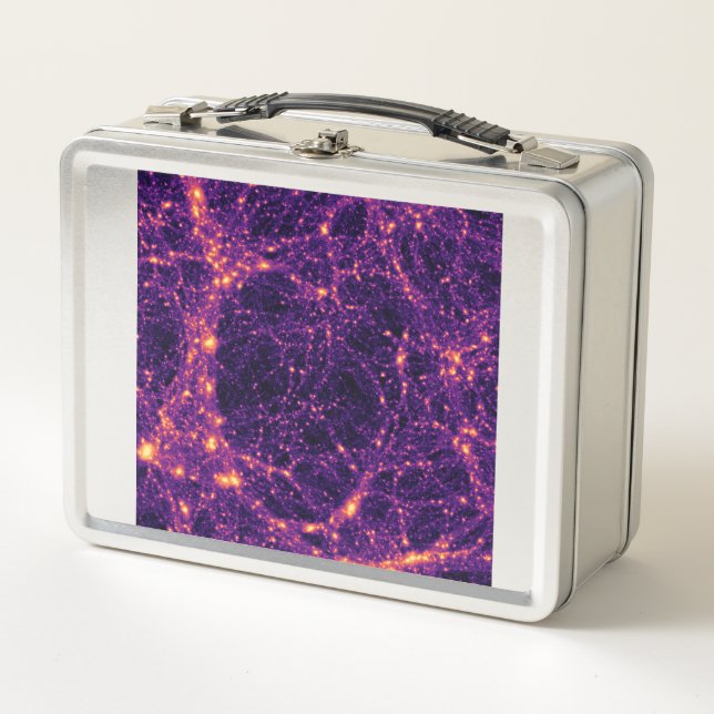 Kosmische Netz Metall Brotdose (Vorderseite)