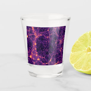 Kosmische Netz Schnapsglas