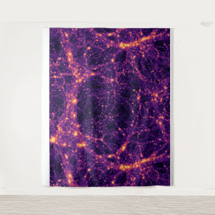 Kosmische Netz Wandteppich