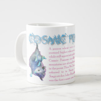 Kosmische Opossum-Tasse - Blau Jumbo-Tasse