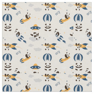 Kosmische Pandas Stoff