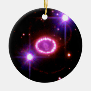 Kosmische Perlen Keramikornament