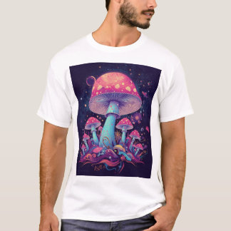 Kosmische Pilzgalaxie – Psychedelische Weltraumill T-Shirt