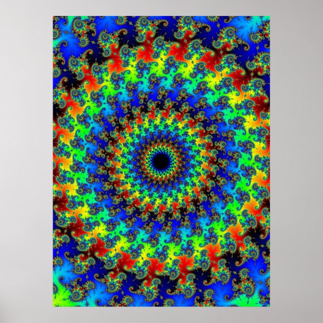 Kosmische Pizza Poster (Vorne)