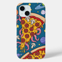 Kosmische Pizza Slice: Quirky Space Adventure