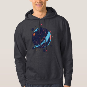 Kosmische Planet Weltraum Kunst T-Shirt Hoodie