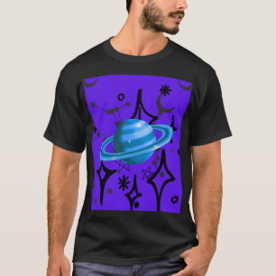 KOSMISCHE PLANETEN-GRAFIKKUNST T-Shirt