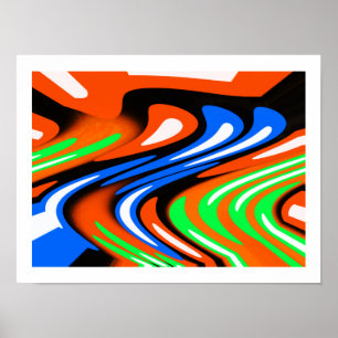 Kosmische Rassenkunst Poster