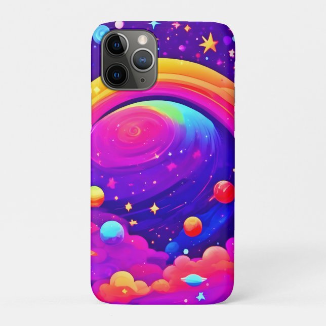 Kosmische Regenbogenkunst Case-Mate iPhone Hülle (Rückseite)