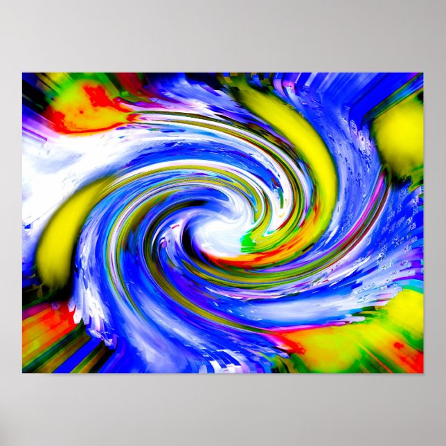 Kosmische Reise Kunst Poster (Vorne)