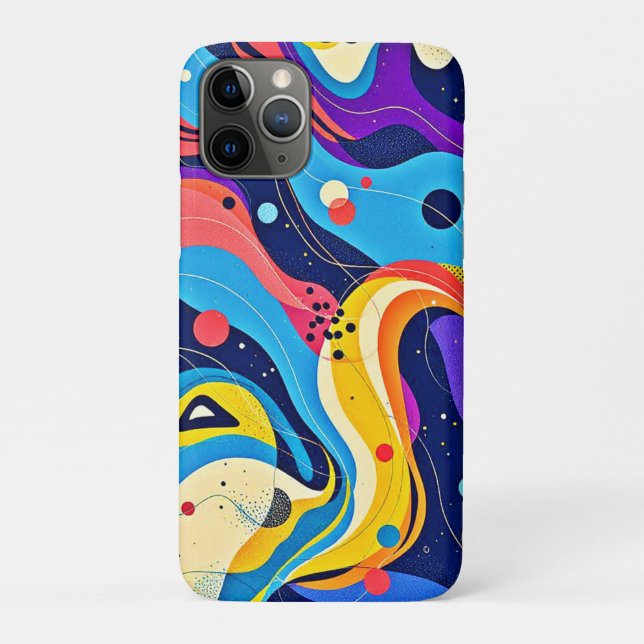 Kosmische Rhythmuskunst Case-Mate iPhone Hülle (Rückseite)