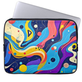 Kosmische Rhythmuskunst Laptopschutzhülle