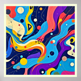 Kosmische Rhythmuskunst Poster