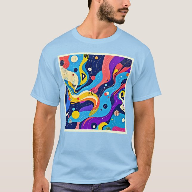 Kosmische Rhythmuskunst T-Shirt (Vorderseite)