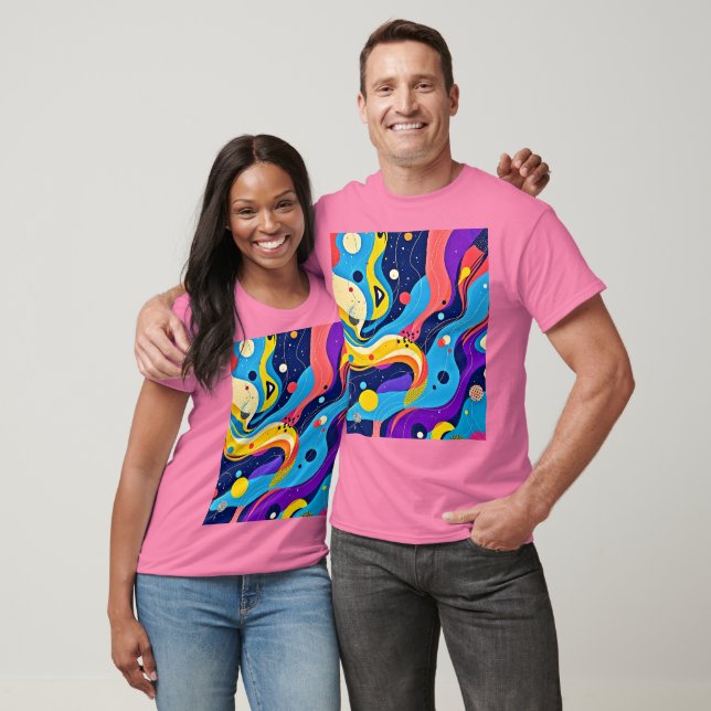 Kosmische Rhythmuskunst T-Shirt (Unisex)