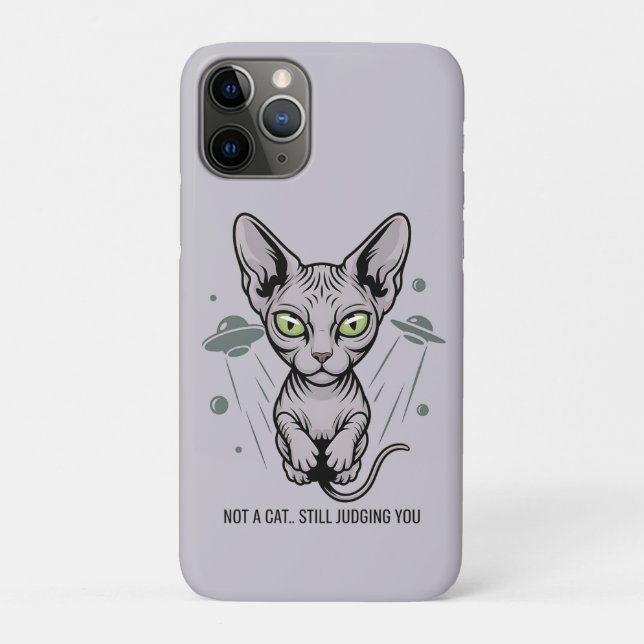 Kosmische Richter-Sphynx-Katze Kunst Case-Mate iPhone Hülle (Rückseite)