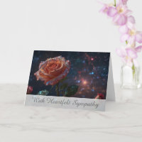 *~* Kosmische Rose TV2 Beileid Liebe Lichtkarte