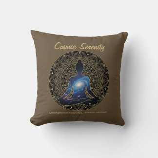 Kosmische Ruhemeditation – Galaxie-Mandala Kissen