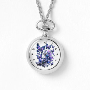 Kosmische Schmetterlinge Armbanduhr