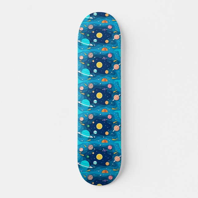 Kosmische Skate-Odyssee Skateboard (“Where gravity meets creativity — skate the universe!”)
