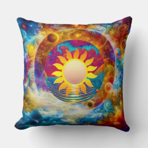 kosmische Sonne Kissen