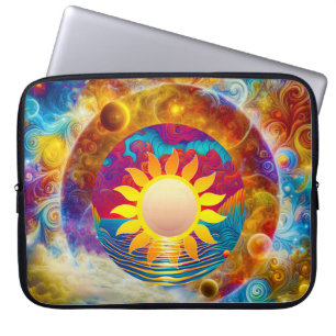 kosmische Sonne Laptopschutzhülle