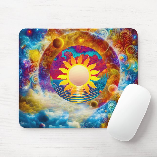 kosmische Sonne Mousepad (Mit Mouse)
