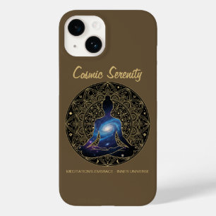 Kosmische Stille-Meditation – Galaxie-Mandala Case-Mate iPhone 14 Hülle