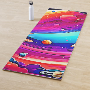 Kosmische Symphonie Kunstwerk Yogamatte