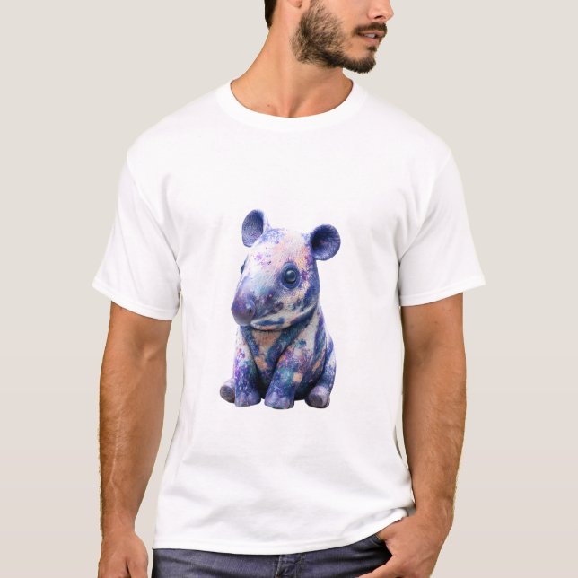 Kosmische Tapir-Nebel-Männer T-Shirt (Vorderseite)
