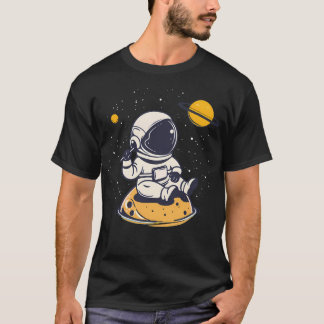 Kosmische Träume Astronautenabenteuer in Weltraumf T-Shirt