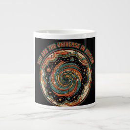 Kosmische Universum In Bewegung - Retro-Ästhetik G Jumbo-Tasse