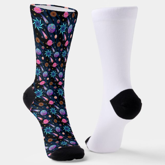 Kosmische Universum-Socken Socken (Gewinkelt)