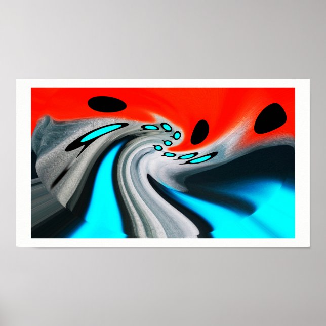 Kosmische Verzerrung Poster (Vorne)