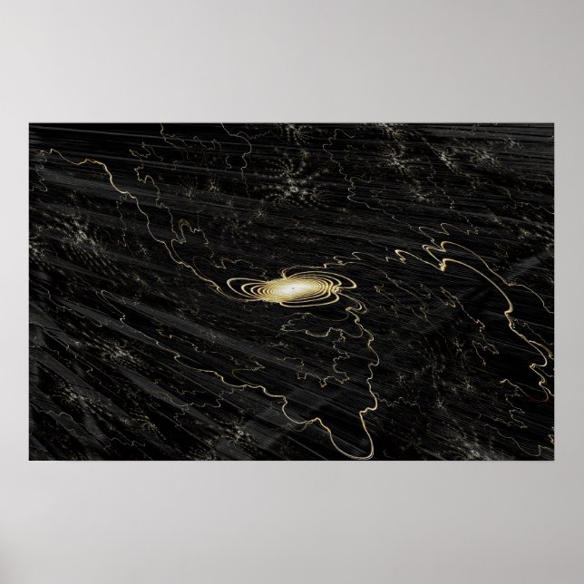 Kosmische Verzerrung Poster (Vorne)